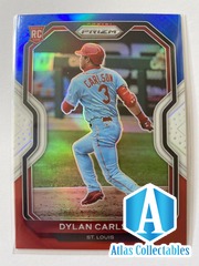 2021 Panini Prizm Dylan Carlson RC Red White Blue St. Louis Cardinals #138